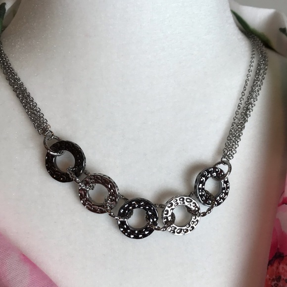 Lia Sophia Contrast Necklace & Bracelet Set - New - Picture 2 of 5